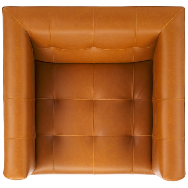 Safavieh Hamlet Swivel Accent Chair - Stylish Shelter-Back Design, Deep Seat, And Durable Performance Fabric ACH4519A
