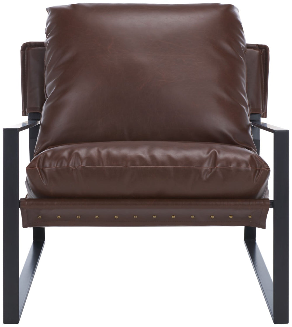 Safavieh Popham Pillow Top Accent Chair - Modern Minimalist Design With Plush Comfort For Stylish Living Spaces ACH4520A