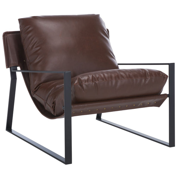 Safavieh Popham Pillow Top Accent Chair - Modern Minimalist Design With Plush Comfort For Stylish Living Spaces ACH4520A