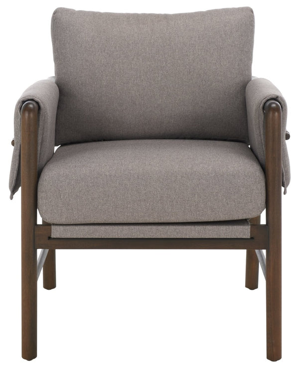 Safavieh Hezro Upholstered Accent Chair - Contemporary Comfort With Durable Design For Stylish Living Spaces ACH4526A