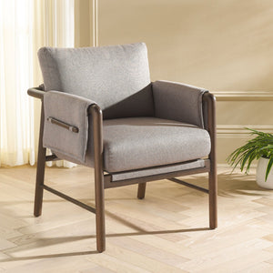 Safavieh Hezro Upholstered Accent Chair - Contemporary Comfort With Durable Design For Stylish Living Spaces ACH4526A