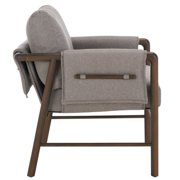 Safavieh Hezro Upholstered Accent Chair - Contemporary Comfort With Durable Design For Stylish Living Spaces ACH4526A