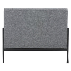 Safavieh Somerled Accent Chair - Contemporary Grey/Black Upholstered Seat For Style, Comfort & Versatility ACH4528A