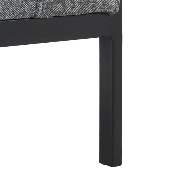 Safavieh Somerled Accent Chair - Contemporary Grey/Black Upholstered Seat For Style, Comfort & Versatility ACH4528A
