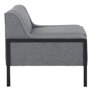 Safavieh Somerled Accent Chair - Contemporary Grey/Black Upholstered Seat For Style, Comfort & Versatility ACH4528A
