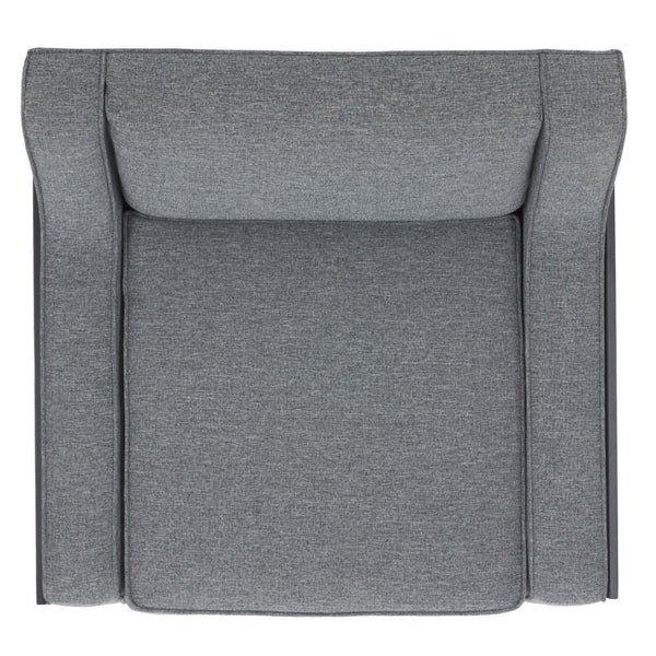Safavieh Somerled Accent Chair - Contemporary Grey/Black Upholstered Seat For Style, Comfort & Versatility ACH4528A