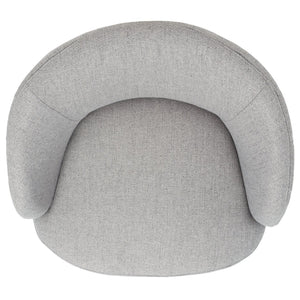 Safavieh Emmi Elegant Upholstered Accent Chair In Plush Grey Velvet With Modern Black Metal Legs For Glam Spaces ACH5102A