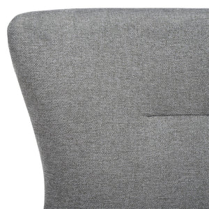 Safavieh Geonna Upholstered Arm Chair - Luxurious Velvet Wingback Design With Swivel Base For Modern Comfort Medium Grey / Black ACH5107A
