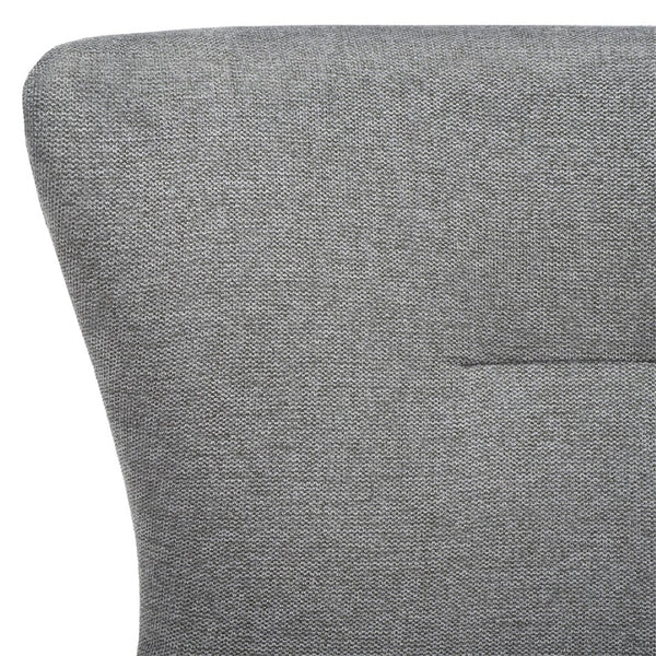 Safavieh Geonna Upholstered Arm Chair - Luxurious Velvet Wingback Design With Swivel Base For Modern Comfort Medium Grey / Black ACH5107A