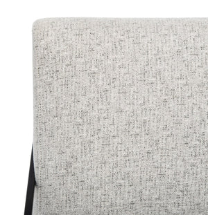 Safavieh Atheris Arm Chair - Luxe Minimalist Design With Plush Comfort For Modern Living Spaces And Offices Light Grey / Black Legs ACH5200A