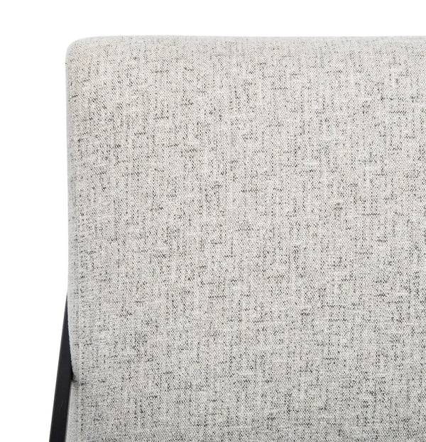 Safavieh Atheris Arm Chair - Luxe Minimalist Design With Plush Comfort For Modern Living Spaces And Offices Light Grey / Black Legs ACH5200A