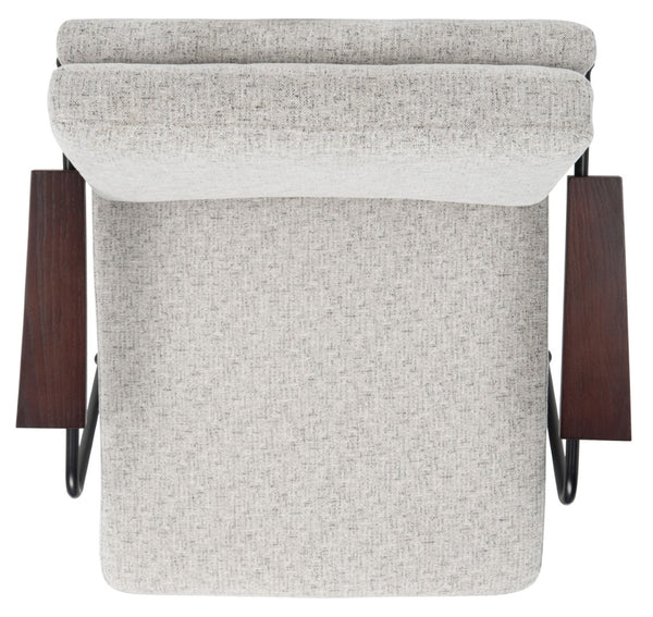 Safavieh Lohan Arm Chair – Modern Minimalist Design With Plush Grey Cushions For Luxurious Comfort & Style ACH5201A