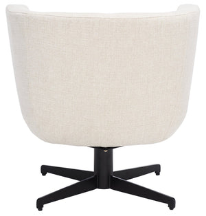 Safavieh Wexler Accent Chair - Chic Tub-Style Design With Soft Upholstery For Cozy Elegance In Any Space Cream / Black ACH5202A