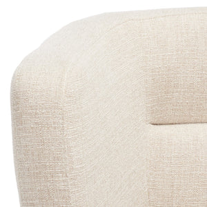 Safavieh Wexler Accent Chair - Chic Tub-Style Design With Soft Upholstery For Cozy Elegance In Any Space Cream / Black ACH5202A