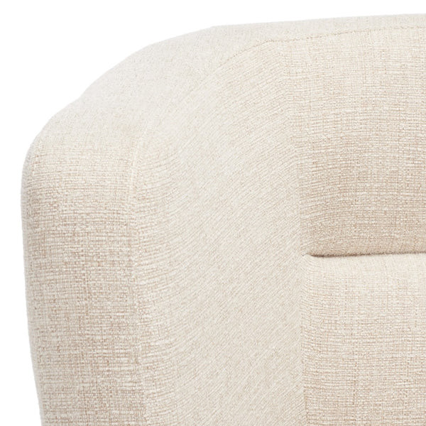 Safavieh Wexler Accent Chair - Chic Tub-Style Design With Soft Upholstery For Cozy Elegance In Any Space Cream / Black ACH5202A