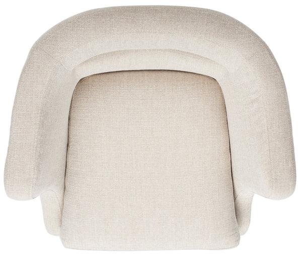 Safavieh Wexler Accent Chair - Chic Tub-Style Design With Soft Upholstery For Cozy Elegance In Any Space Cream / Black ACH5202A