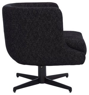 Safavieh Wexler Accent Chair - Chic Tub-Style Design With Soft Upholstery For Cozy Elegance In Any Space Black / Black ACH5202B