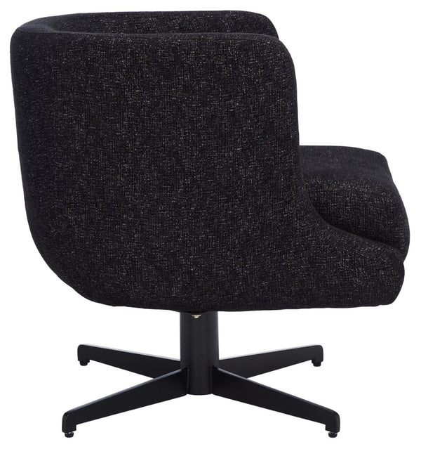 Safavieh Wexler Accent Chair - Chic Tub-Style Design With Soft Upholstery For Cozy Elegance In Any Space Black / Black ACH5202B