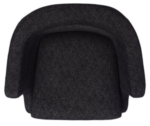 Safavieh Wexler Accent Chair - Chic Tub-Style Design With Soft Upholstery For Cozy Elegance In Any Space Black / Black ACH5202B