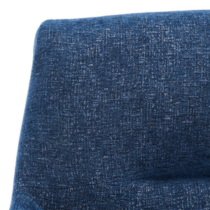 Safavieh Tilbrook Armchair - Luxurious Mid-Century Modern Design With Plush Comfort And Elegant Accents Navy / Gold ACH5203A