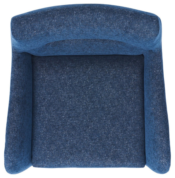 Safavieh Tilbrook Armchair - Luxurious Mid-Century Modern Design With Plush Comfort And Elegant Accents Navy / Gold ACH5203A
