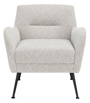 Safavieh Tilbrook Armchair - Luxurious Mid-Century Modern Design With Plush Comfort And Elegant Accents Light Grey / Black ACH5203B