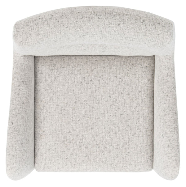 Safavieh Tilbrook Armchair - Luxurious Mid-Century Modern Design With Plush Comfort And Elegant Accents Light Grey / Black ACH5203B
