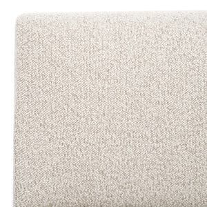 Kinsey Accent Chair - Stylish Boucle Upholstered Comfort with Clean Lines and Solid Wood Frame