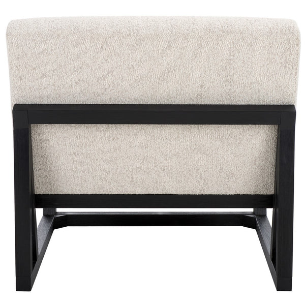 Kinsey Accent Chair - Stylish Boucle Upholstered Comfort with Clean Lines and Solid Wood Frame