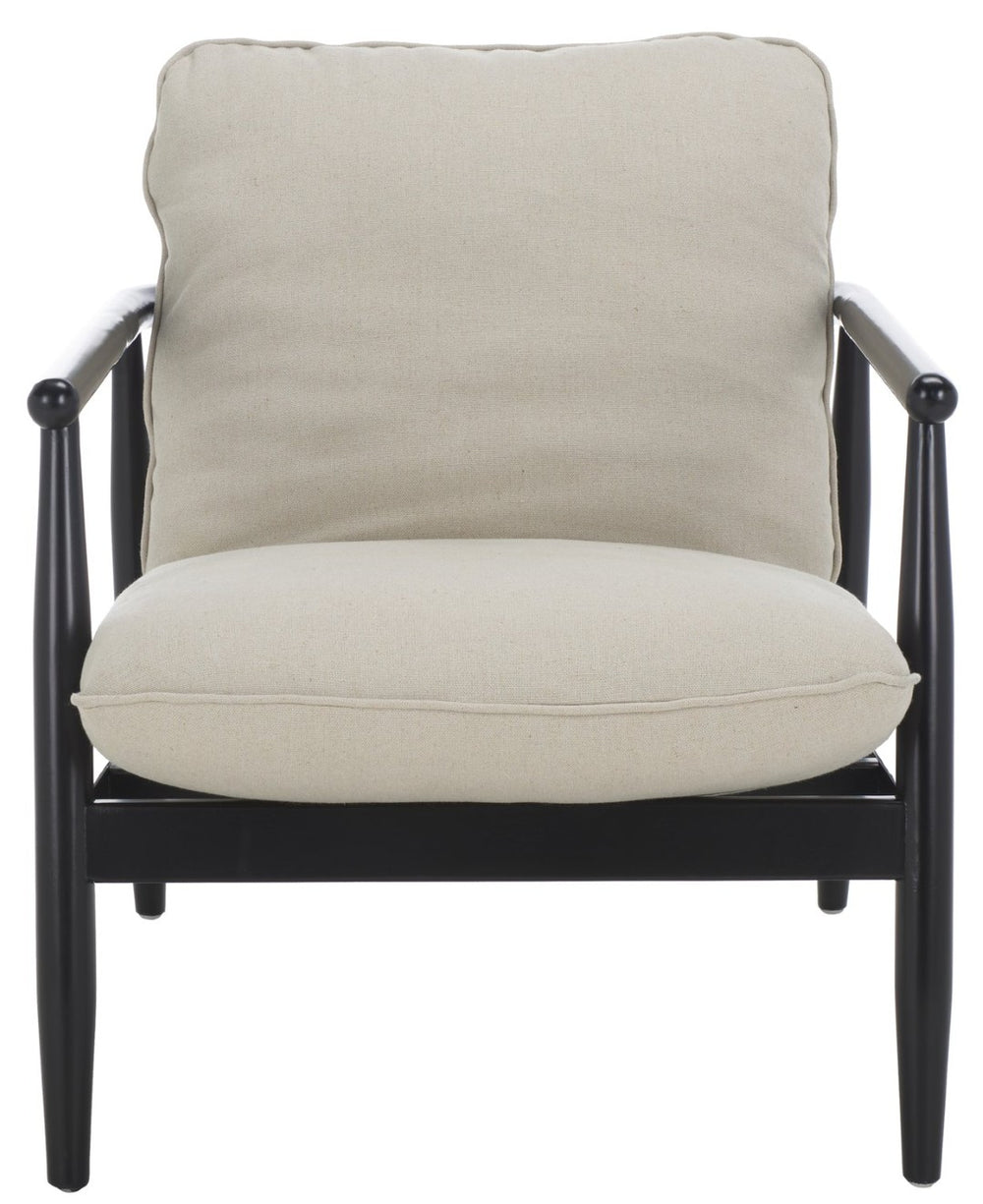 Safavieh Amias Accent Chair - Modern Comfort With Sculpted Wood Frame, Hemp Rope Detail & Versatile Style ACH5206A