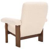 Attwell Accent Chair: Modern Comfort with Plush Upholstery and Elegant Wooden Frame for Your Home