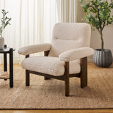 Attwell Accent Chair: Modern Comfort with Plush Upholstery and Elegant Wooden Frame for Your Home