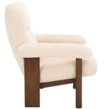 Attwell Accent Chair: Modern Comfort with Plush Upholstery and Elegant Wooden Frame for Your Home