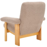 Attwell Accent Chair: Modern Comfort with Plush Upholstery and Elegant Wooden Frame for Your Home