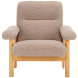 Attwell Accent Chair: Modern Comfort with Plush Upholstery and Elegant Wooden Frame for Your Home