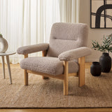 Attwell Accent Chair: Modern Comfort with Plush Upholstery and Elegant Wooden Frame for Your Home