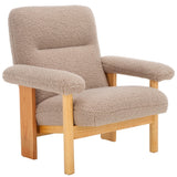 Attwell Accent Chair: Modern Comfort with Plush Upholstery and Elegant Wooden Frame for Your Home