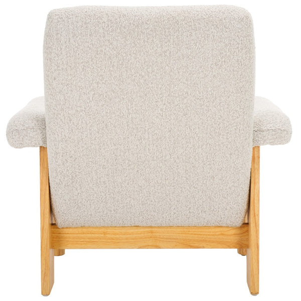 Attwell Accent Chair: Modern Comfort with Plush Upholstery and Elegant Wooden Frame for Your Home