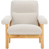 Attwell Accent Chair: Modern Comfort with Plush Upholstery and Elegant Wooden Frame for Your Home