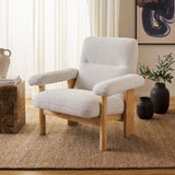 Attwell Accent Chair: Modern Comfort with Plush Upholstery and Elegant Wooden Frame for Your Home