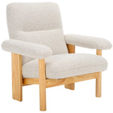 Attwell Accent Chair: Modern Comfort with Plush Upholstery and Elegant Wooden Frame for Your Home