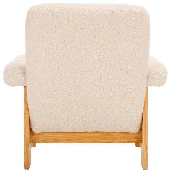Attwell Accent Chair: Modern Comfort with Plush Upholstery and Elegant Wooden Frame for Your Home