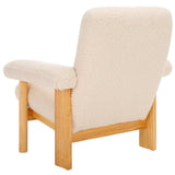 Attwell Accent Chair: Modern Comfort with Plush Upholstery and Elegant Wooden Frame for Your Home