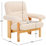 Attwell Accent Chair: Modern Comfort with Plush Upholstery and Elegant Wooden Frame for Your Home