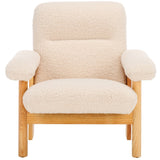 Attwell Accent Chair: Modern Comfort with Plush Upholstery and Elegant Wooden Frame for Your Home