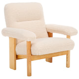 Attwell Accent Chair: Modern Comfort with Plush Upholstery and Elegant Wooden Frame for Your Home