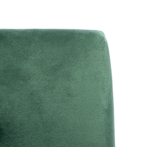 Safavieh Roald Sofa Accent Chair - Elegant Mid-Century Design With Glamorous Upholstery For Any Space Malachite Green Velvet/Antique Coffee ACH6209B
