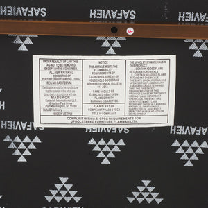 Safavieh Roald Sofa Accent Chair – Elegant Black & Antique Coffee Design For Stylish Home Comfort & Decor Black ,Antique Coffee Wood ,Pu ,Foam ,Iron Ach6209d