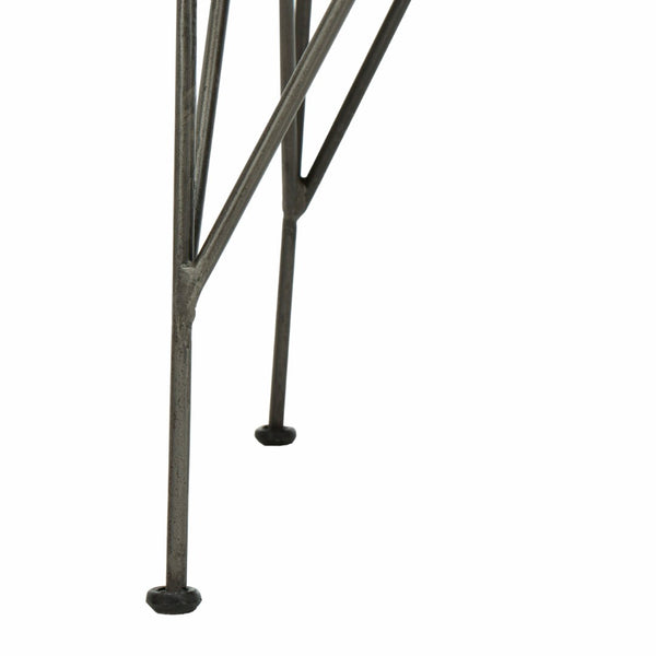 Safavieh Sierra Rattan Accent Chair - Modern Coastal Design With Ergonomic Comfort For Stylish Living Spaces Grey Wash/Dark Steel ACH6501A