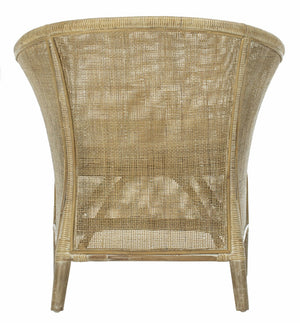 Safavieh Alexana Rattan Armchair - Modern Comfort Meets Natural Elegance For Stylish Living Spaces & Relaxation ACH6502A